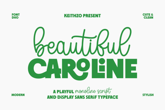Beautiful Caroline Font for Modern Design Projects