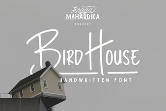 Bird House Font Design Projects & Ideas