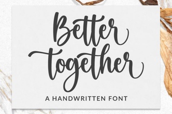 Design a Brand with the Better Together Font Family